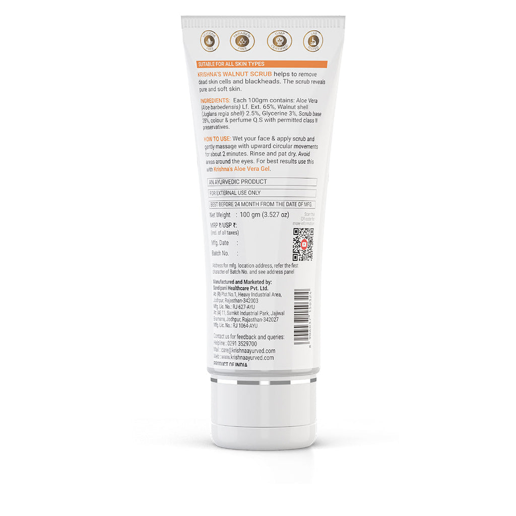 Aloevera Walnut Scrub