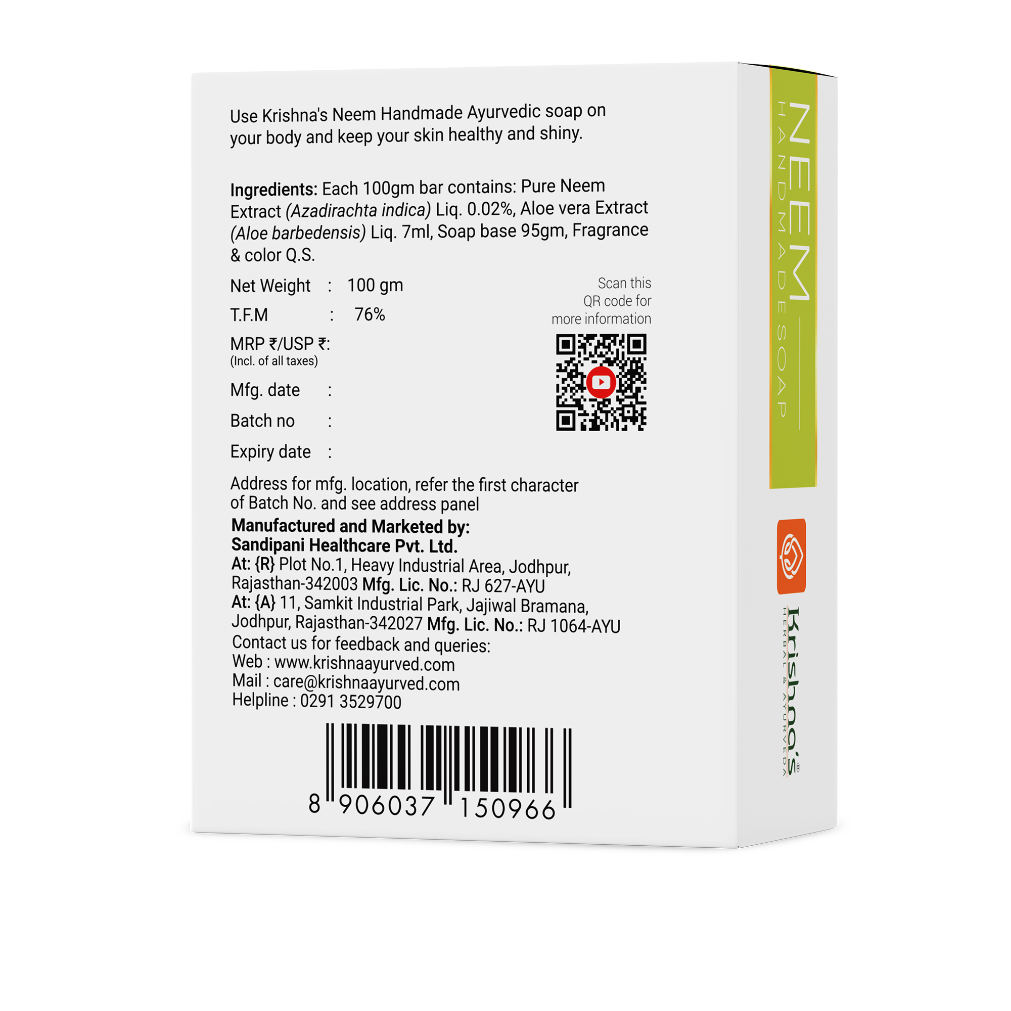 Neem Handmade Soap Stay Protected