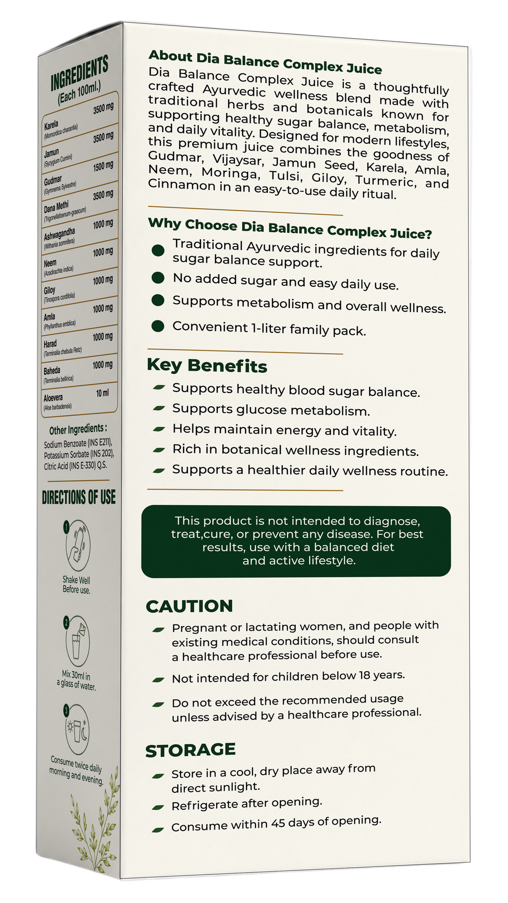 DIA BALANCE COMPLEX JUICE