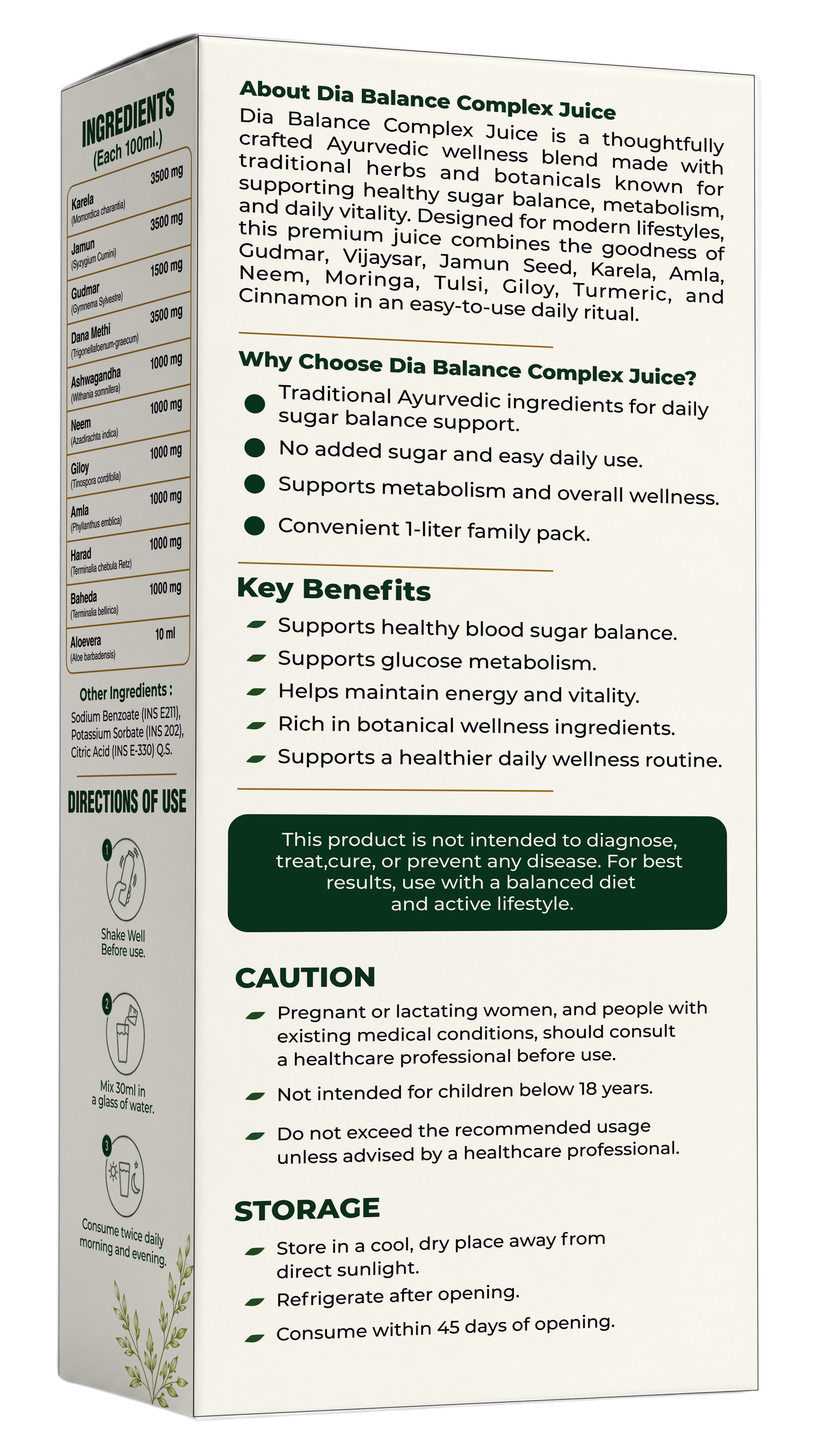 DIA BALANCE COMPLEX JUICE